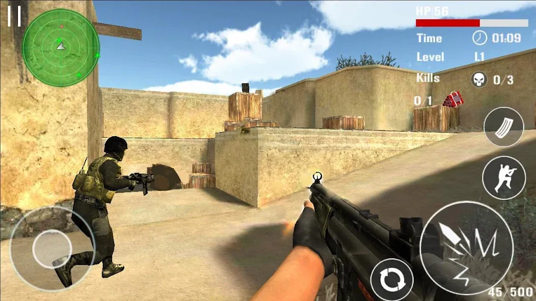 Gun Strike Shoot 3D MOD APK скачать на Андроид — Безлимитные деньги и оружие — скриншот 4 Gun Strike Shoot 3D MOD APK скачать на Андроид — Безлимитные деньги и оружие — скриншот 4