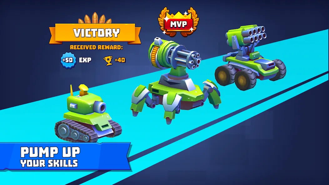 Tanks a Lot - 3v3 Battle Arena — скачать мод: Безлимитные деньги и всё открыто — скриншот 5 Tanks a Lot - 3v3 Battle Arena — скачать мод: Безлимитные деньги и всё открыто — скриншот 5