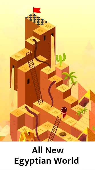 Мод Snakes and Ladders Board Games — Безлимитные ходы и все уровни, скачать APK — скриншот 4