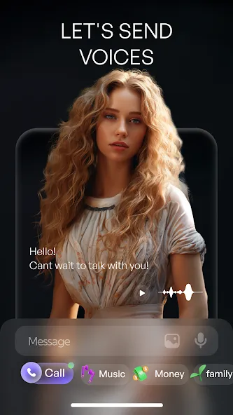 EVA Character AI & AI Friend бесплатно на Андроид — мод: Премиум-функции и безлимитные сообщения — скриншот 5 EVA Character AI & AI Friend бесплатно на Андроид — мод: Премиум-функции и безлимитные сообщения — скриншот 5
