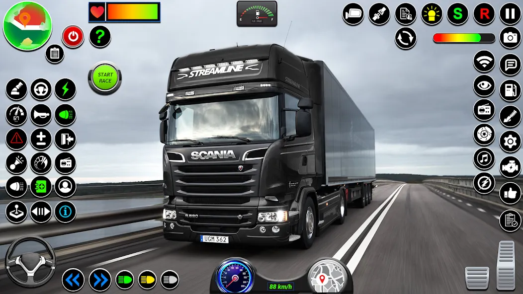 Indian Truck Heavy Cargo Duty взлом APK — Безлимитные деньги и топливо — скриншот 1 Indian Truck Heavy Cargo Duty взлом APK — Безлимитные деньги и топливо — скриншот 1