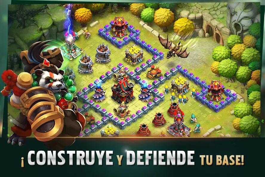 Clash of Lords 2: Español — последняя версия с модом (Безлимитные ресурсы и усиленные герои) — скриншот 1