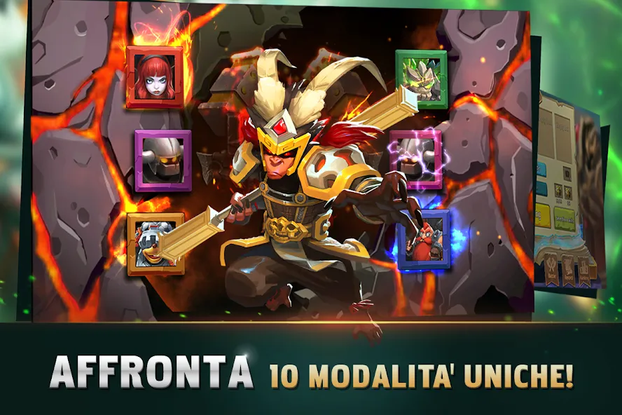 Clash of Lords 2: Italiano MOD APK: Безлимитные ресурсы и усиленные герои — скриншот 5