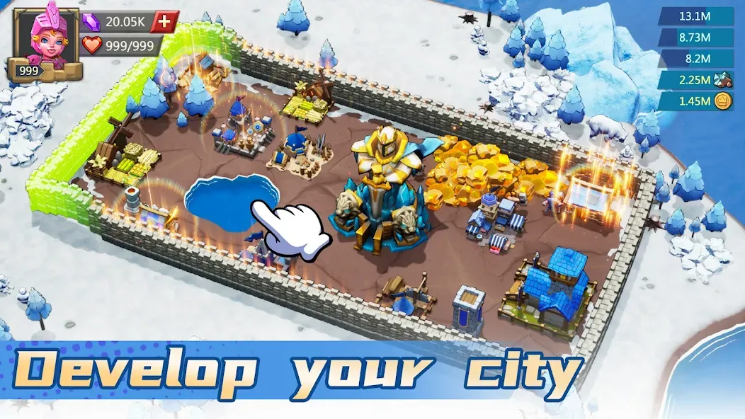 Lords Mobile: Kingdom Wars MOD APK: Безлимитные ресурсы и мощная армия — скриншот 4 Lords Mobile: Kingdom Wars MOD APK: Безлимитные ресурсы и мощная армия — скриншот 4