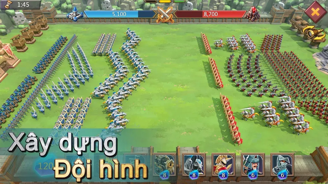 Lords Mobile - Gamota взломанный APK — Безлимитные ресурсы и ускоренное строительство — скриншот 1 Lords Mobile - Gamota взломанный APK — Безлимитные ресурсы и ускоренное строительство — скриншот 1