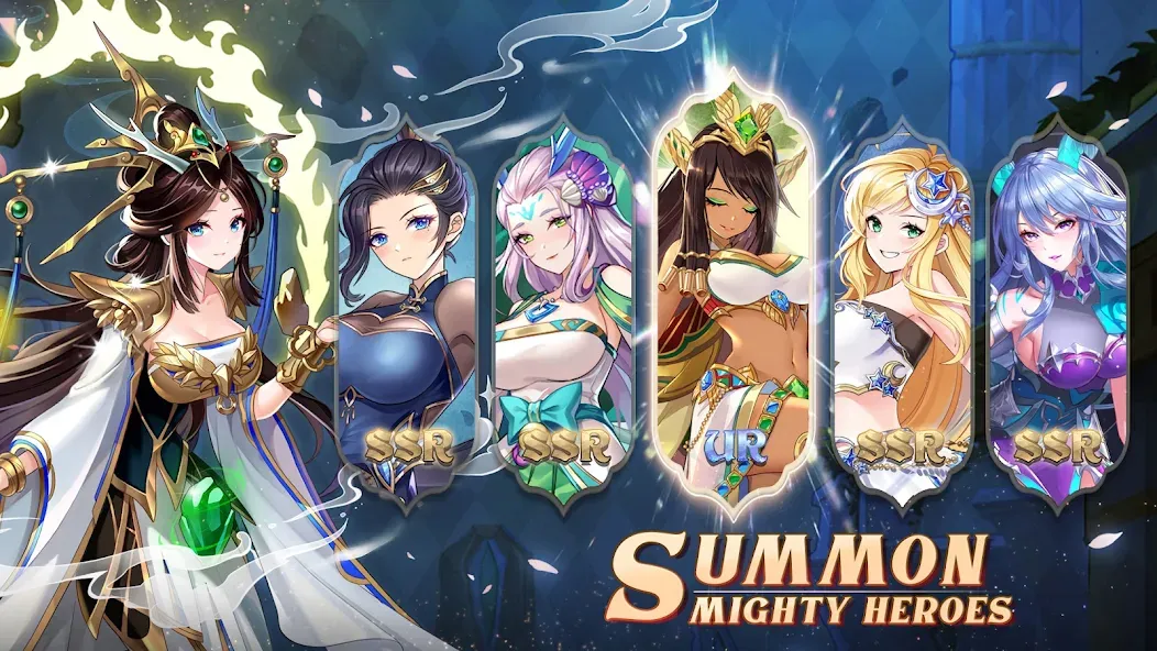 Скачать Mythic Heroes: Idle RPG на Андроид с модом — Безлимитные ресурсы и быстрая прокачка — скриншот 3 Скачать Mythic Heroes: Idle RPG на Андроид с модом — Безлимитные ресурсы и быстрая прокачка — скриншот 3