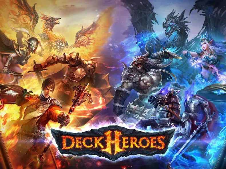 Deck Heroes: Legacy — последняя версия с модом (Безлимитные ресурсы и усиленные герои) — скриншот 1 Deck Heroes: Legacy — последняя версия с модом (Безлимитные ресурсы и усиленные герои) — скриншот 1