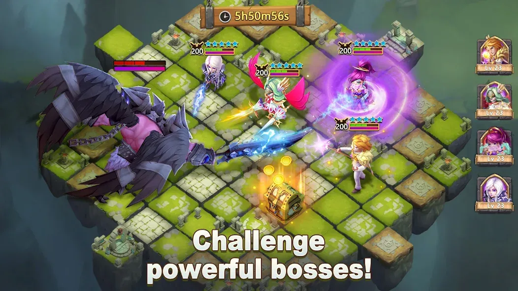 Скачать Castle Clash: World Ruler на Андроид с модом — Безлимитные ресурсы и усиленные войска — скриншот 5