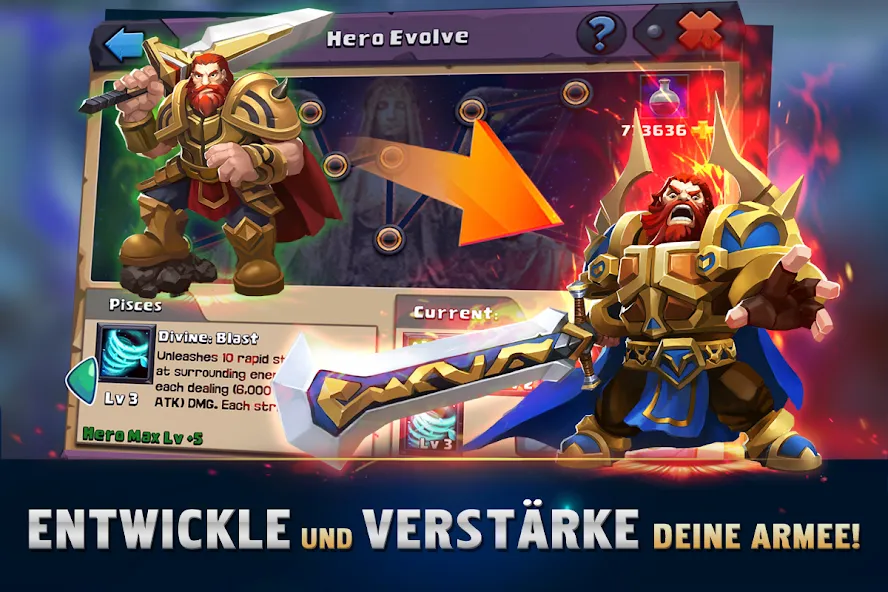 Clash of Lords 2: Ehrenkampf MOD APK скачать на Андроид — Безлимитные ресурсы и усиленные герои — скриншот 1 Clash of Lords 2: Ehrenkampf MOD APK скачать на Андроид — Безлимитные ресурсы и усиленные герои — скриншот 1