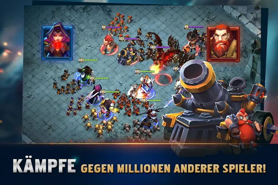 Clash of Lords 2: Ehrenkampf MOD APK скачать на Андроид — Безлимитные ресурсы и усиленные герои — скриншот 5 Clash of Lords 2: Ehrenkampf MOD APK скачать на Андроид — Безлимитные ресурсы и усиленные герои — скриншот 5