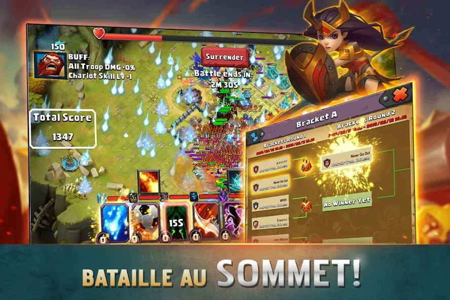 Скачать Clash of Lords 2: Clash Divin мод — Безлимитные ресурсы и усиленные герои — скриншот 2