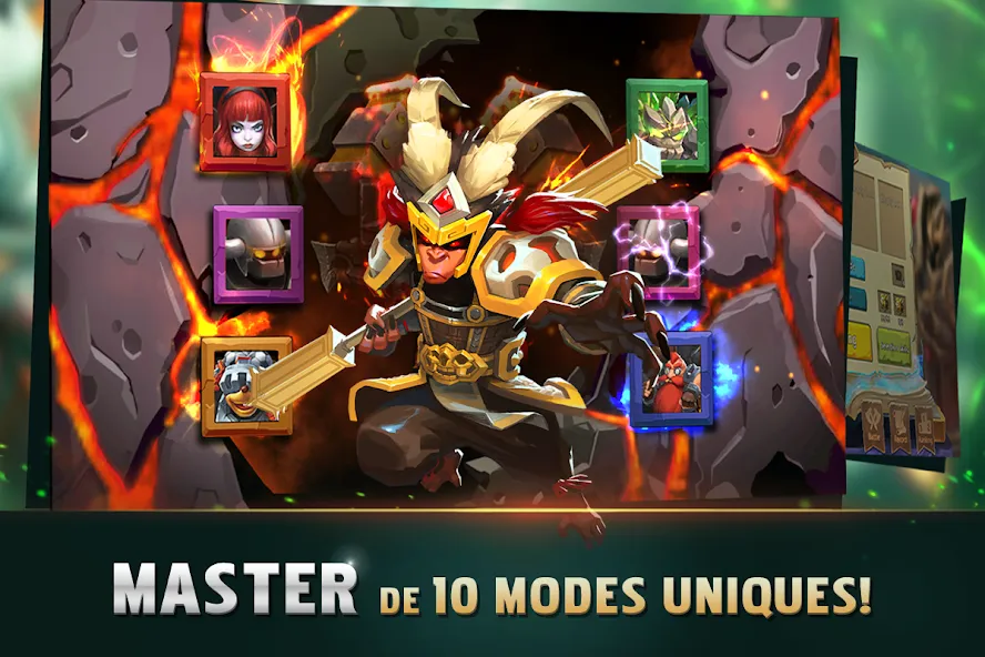 Скачать Clash of Lords 2: Clash Divin мод — Безлимитные ресурсы и усиленные герои — скриншот 4
