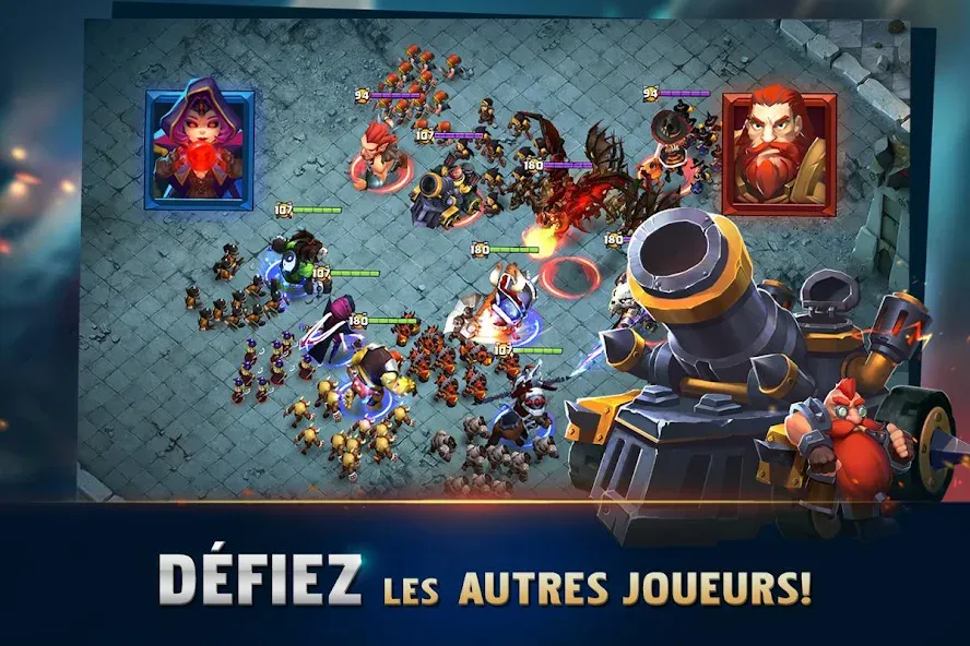 Скачать Clash of Lords 2: Clash Divin мод — Безлимитные ресурсы и усиленные герои — скриншот 5