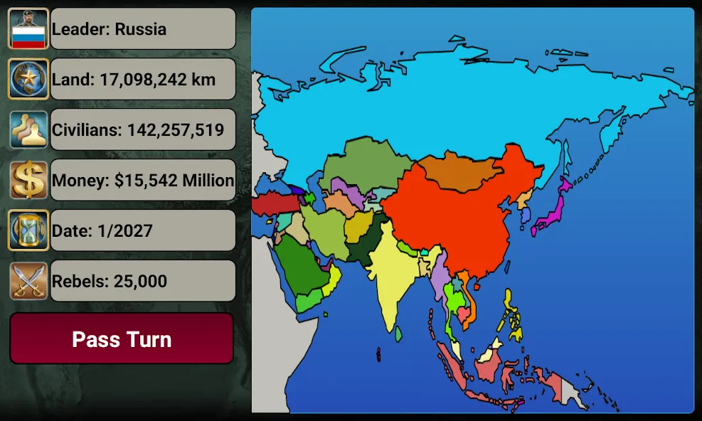 Asia Empire взлом APK — Безлимитные деньги и ресурсы — скриншот 2