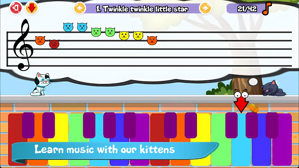 Скачать мод Cat Piano Meow - Sounds & Game — Разблокированы все звуки и уровни — скриншот 1 Скачать мод Cat Piano Meow - Sounds & Game — Разблокированы все звуки и уровни — скриншот 1
