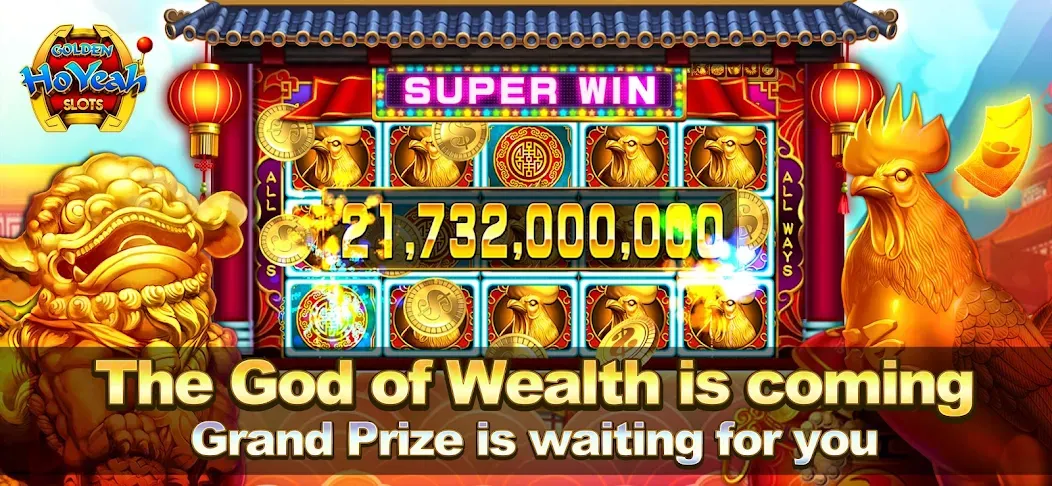Golden HoYeah- Casino Slots бесплатно на Андроид — мод: Безлимитные монеты и бонусы — скриншот 1 Golden HoYeah- Casino Slots бесплатно на Андроид — мод: Безлимитные монеты и бонусы — скриншот 1