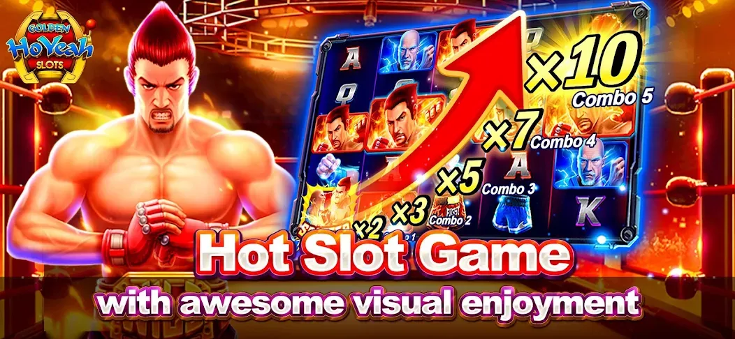 Golden HoYeah- Casino Slots бесплатно на Андроид — мод: Безлимитные монеты и бонусы — скриншот 3 Golden HoYeah- Casino Slots бесплатно на Андроид — мод: Безлимитные монеты и бонусы — скриншот 3