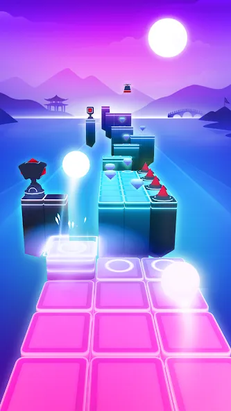 Dancing Sky 3 взлом на Андроид — Без рекламы и все уровни открыты — скриншот 2 Dancing Sky 3 взлом на Андроид — Без рекламы и все уровни открыты — скриншот 2