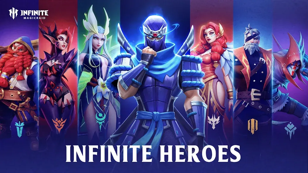 Infinite Magicraid MOD APK: Безлимитные деньги и алмазы — скриншот 1 Infinite Magicraid MOD APK: Безлимитные деньги и алмазы — скриншот 1