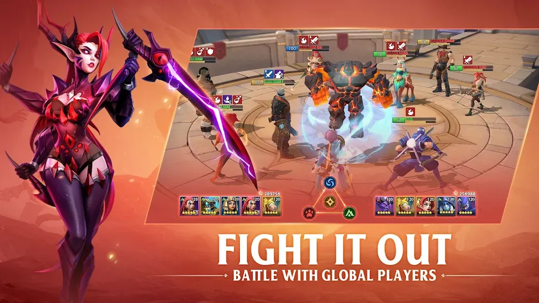 Infinite Magicraid MOD APK: Безлимитные деньги и алмазы — скриншот 4 Infinite Magicraid MOD APK: Безлимитные деньги и алмазы — скриншот 4