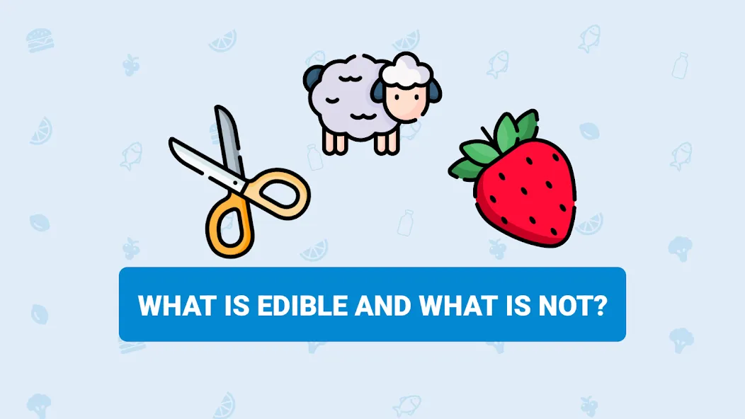 Скачать Foody: Edible & Inedible последней версии — Все продукты доступны — скриншот 1 Скачать Foody: Edible & Inedible последней версии — Все продукты доступны — скриншот 1