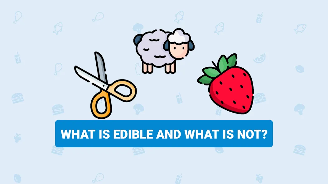 Скачать Foody: Edible & Inedible последней версии — Все продукты доступны — скриншот 5 Скачать Foody: Edible & Inedible последней версии — Все продукты доступны — скриншот 5