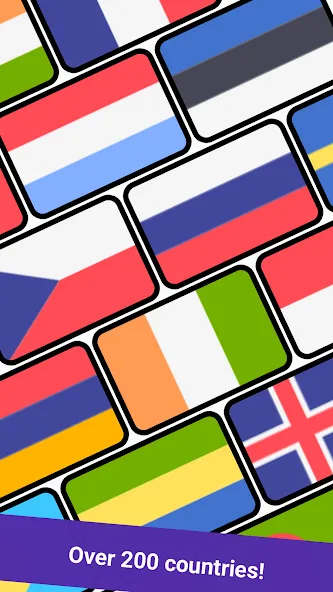 Geomi — Flags & Countries — последняя версия с модом (Открыты все страны и флаги) — скриншот 2 Geomi — Flags & Countries — последняя версия с модом (Открыты все страны и флаги) — скриншот 2