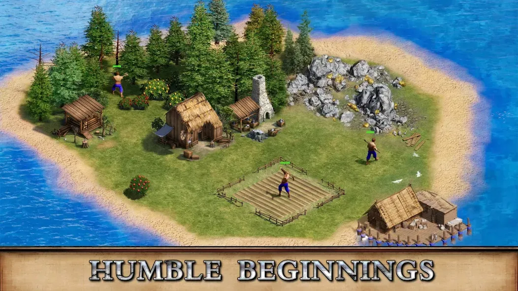 Rise of Castles: Ice and Fire на телефон — скачать мод: Безлимитные ресурсы и ускоренное строительство — скриншот 1