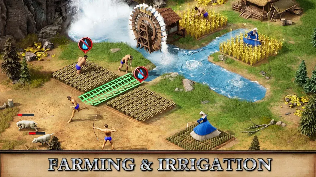 Rise of Castles: Ice and Fire на телефон — скачать мод: Безлимитные ресурсы и ускоренное строительство — скриншот 3