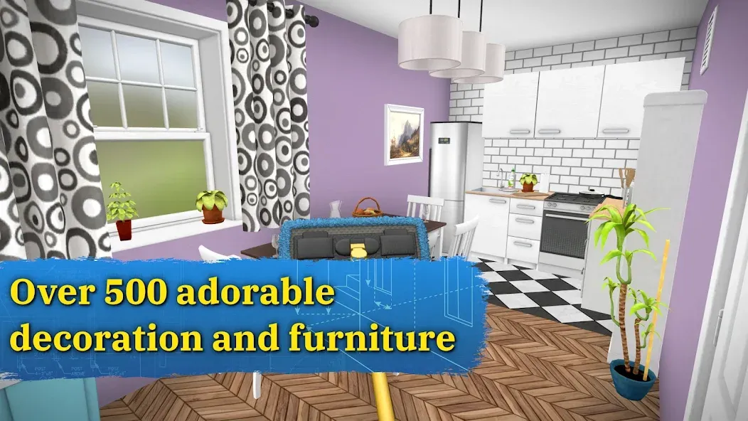 Скачать House Flipper: Home Design на Андроид с модом — Безлимитные деньги и мебель бесплатно — скриншот 2