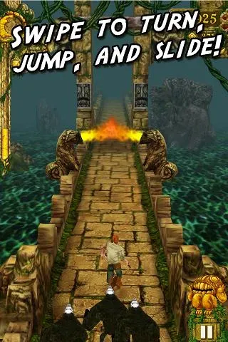Temple Run взлом на Андроид — Неуязвимость и бесконечные монеты — скриншот 1