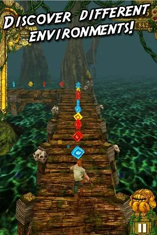 Temple Run взлом на Андроид — Неуязвимость и бесконечные монеты — скриншот 4