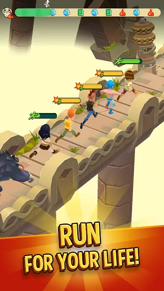 Мод Temple Run: Idle Explorers — Безлимитные деньги и алмазы, скачать APK — скриншот 3