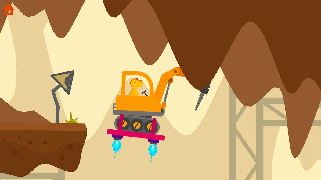 Dinosaur Digger 3 Kids Games на телефон — скачать мод: Открыты все динозавры и уровни — скриншот 3