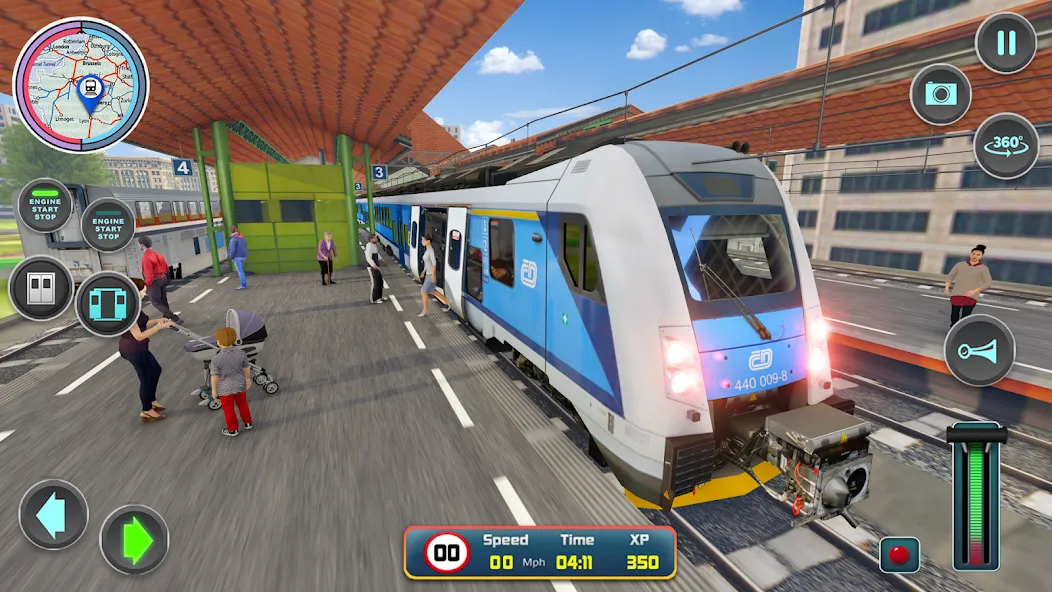 City Train Driver- Train Games — Безлимитные деньги и все поезда открыты, скачать мод APK — скриншот 2 City Train Driver- Train Games — Безлимитные деньги и все поезда открыты, скачать мод APK — скриншот 2