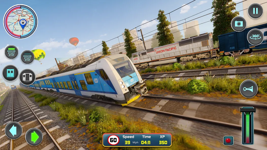 City Train Driver- Train Games — Безлимитные деньги и все поезда открыты, скачать мод APK — скриншот 3 City Train Driver- Train Games — Безлимитные деньги и все поезда открыты, скачать мод APK — скриншот 3