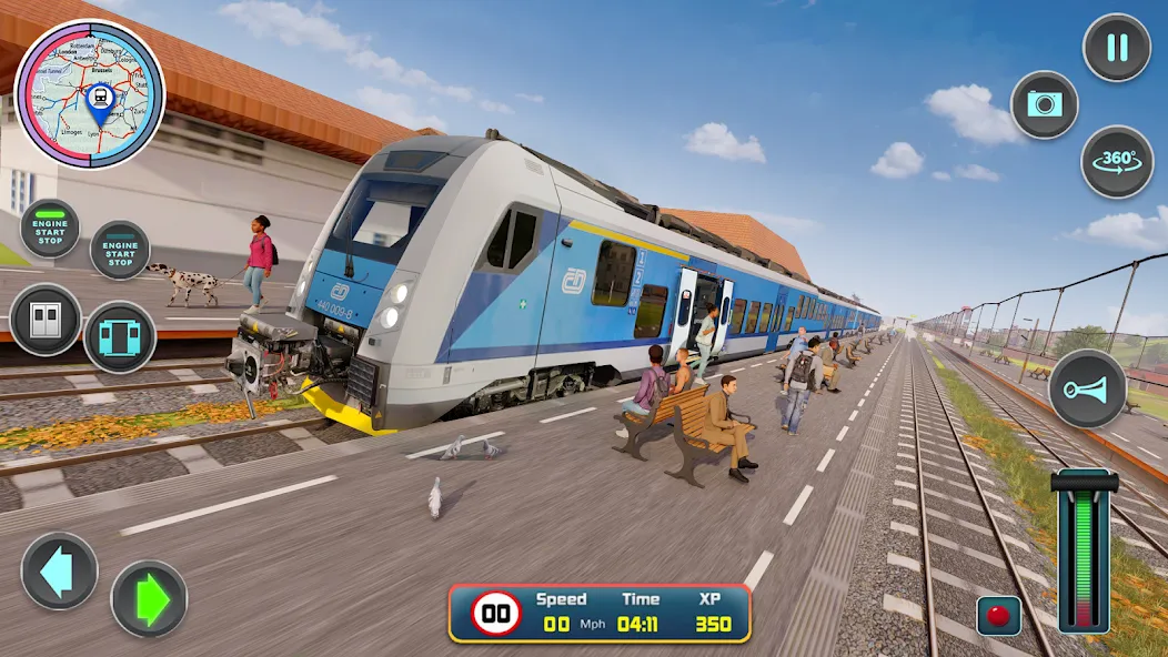 City Train Driver- Train Games — Безлимитные деньги и все поезда открыты, скачать мод APK — скриншот 5 City Train Driver- Train Games — Безлимитные деньги и все поезда открыты, скачать мод APK — скриншот 5