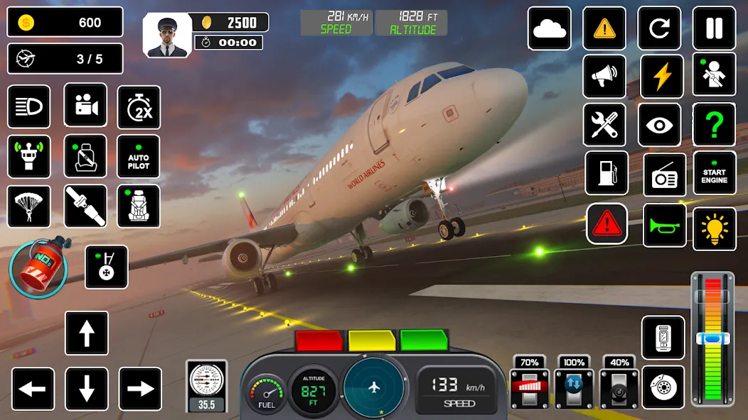 Pilot Flight Simulator Games взлом APK — Бесконечное топливо и новые самолёты — скриншот 1 Pilot Flight Simulator Games взлом APK — Бесконечное топливо и новые самолёты — скриншот 1