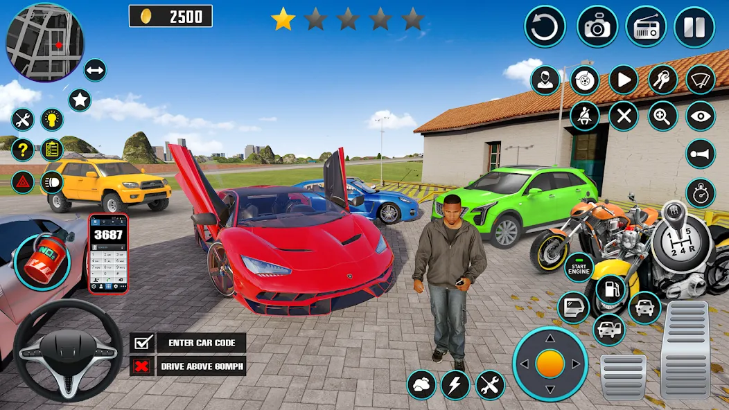 Скачать взлом Open World Car Driving Games — Безлимитные деньги и все машины — скриншот 1 Скачать взлом Open World Car Driving Games — Безлимитные деньги и все машины — скриншот 1
