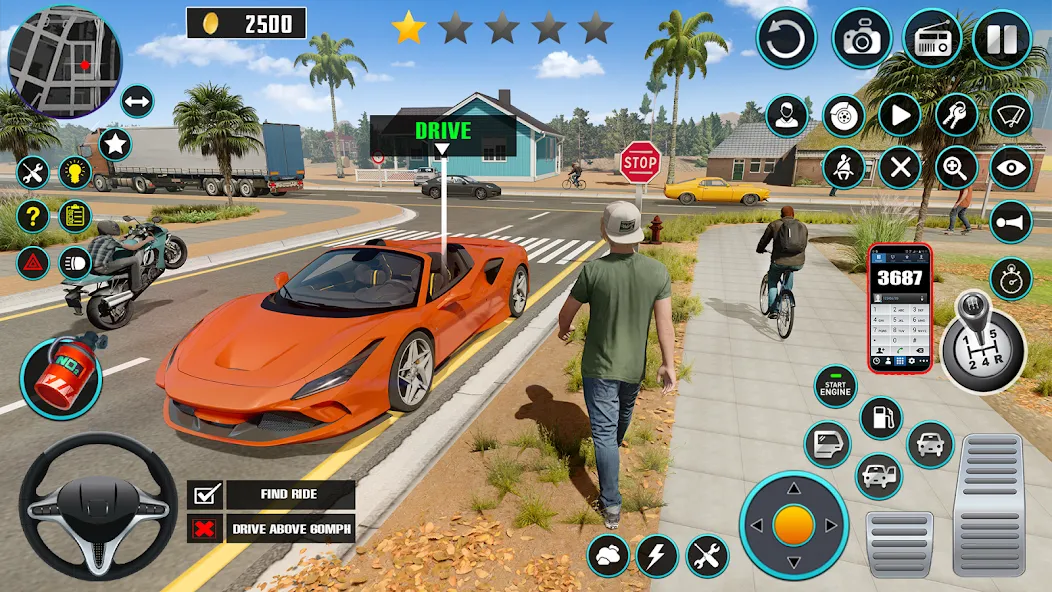 Скачать взлом Open World Car Driving Games — Безлимитные деньги и все машины — скриншот 2 Скачать взлом Open World Car Driving Games — Безлимитные деньги и все машины — скриншот 2