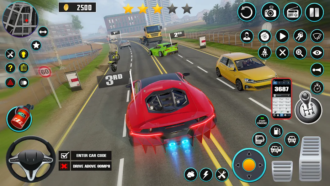 Скачать взлом Open World Car Driving Games — Безлимитные деньги и все машины — скриншот 4 Скачать взлом Open World Car Driving Games — Безлимитные деньги и все машины — скриншот 4