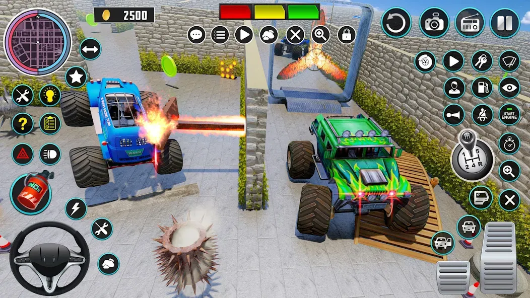 Monster Truck Maze Puzzle Game мод на Андроид: Безлимитные деньги и все машины открыты — скриншот 4