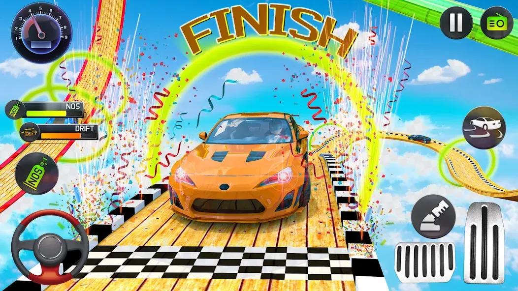 Скачать Mega Ramp Car Stunts Race Game мод — Безлимитные деньги и все машины открыты — скриншот 4 Скачать Mega Ramp Car Stunts Race Game мод — Безлимитные деньги и все машины открыты — скриншот 4