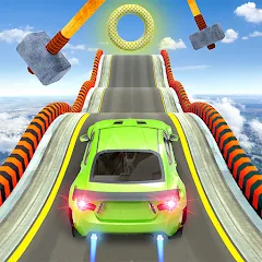 Скачать Mega Ramp Car Stunts Race Game мод — Безлимитные деньги и все машины открыты