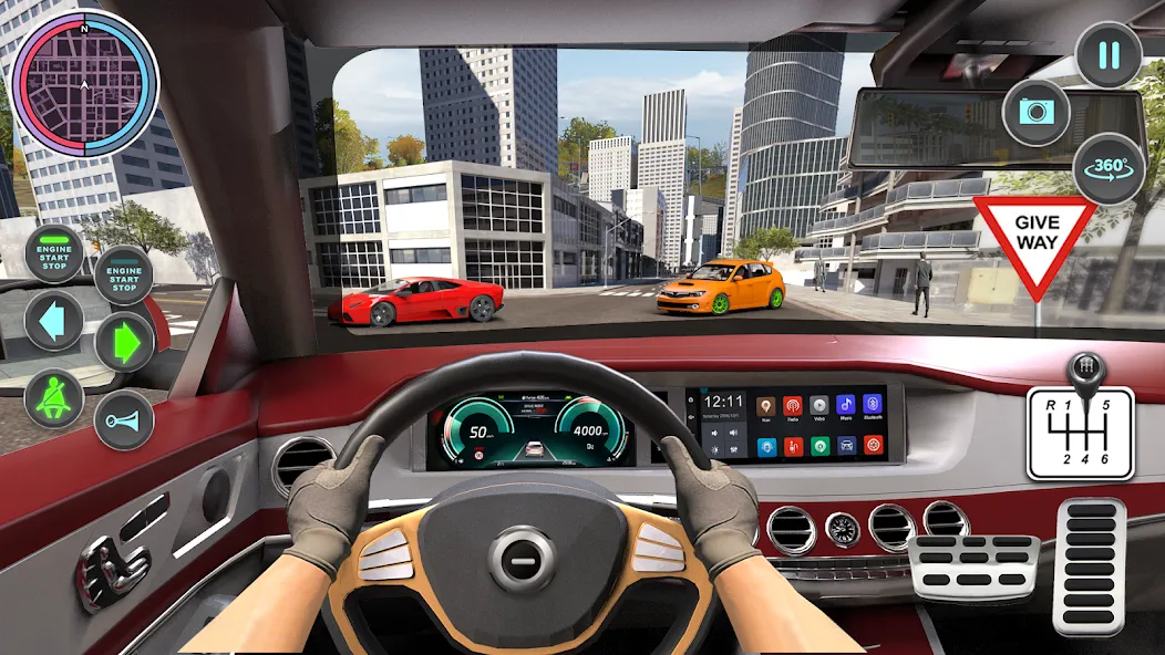 Modern Car Driving School Game — взломанная версия, Безлимитные деньги и все машины открыты — скриншот 2 Modern Car Driving School Game — взломанная версия, Безлимитные деньги и все машины открыты — скриншот 2