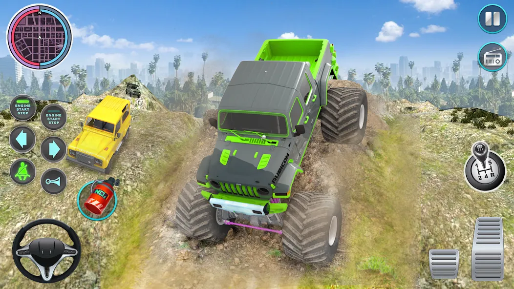 Monster Truck Off Road Racing MOD APK: Безлимитные деньги и все машины открыты — скриншот 2 Monster Truck Off Road Racing MOD APK: Безлимитные деньги и все машины открыты — скриншот 2