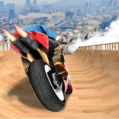 Скачать Mega Ramp Bike Stunts Games 3D мод — Безлимитные деньги и все байки открыты