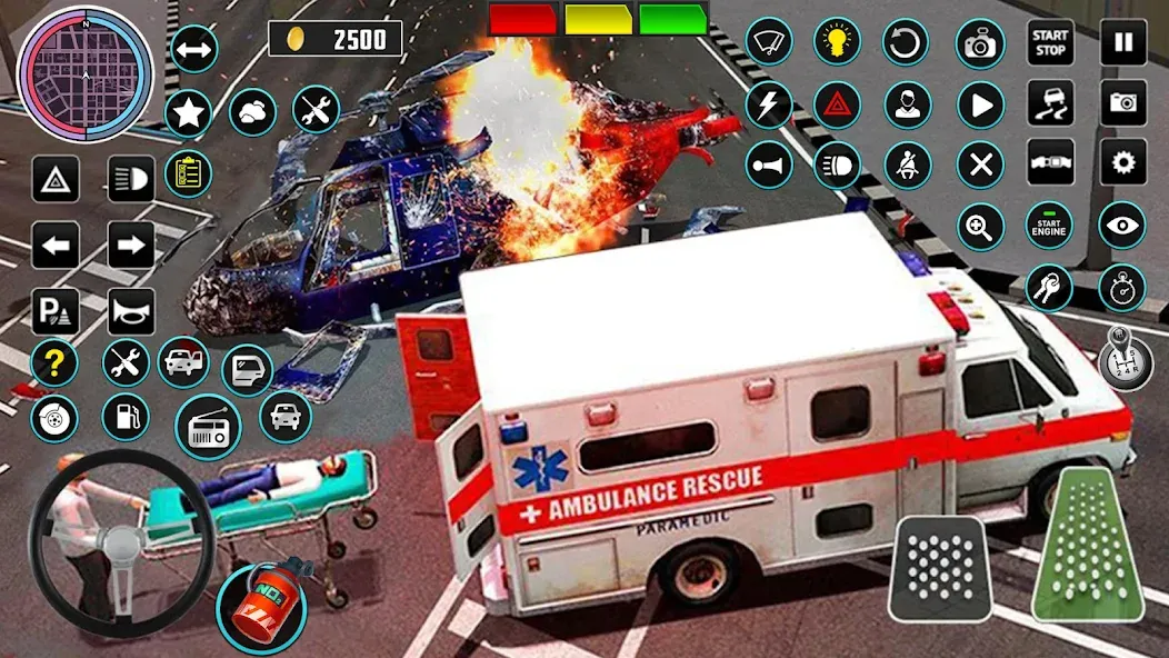 Heli Ambulance Simulator Game — последняя версия с модом (Безлимитные деньги и все вертолеты) — скриншот 4 Heli Ambulance Simulator Game — последняя версия с модом (Безлимитные деньги и все вертолеты) — скриншот 4