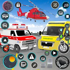 Heli Ambulance Simulator Game — последняя версия с модом (Безлимитные деньги и все вертолеты)