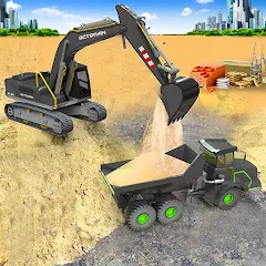 Скачать Sand Excavator Simulator Games — Безлимитные деньги и техника